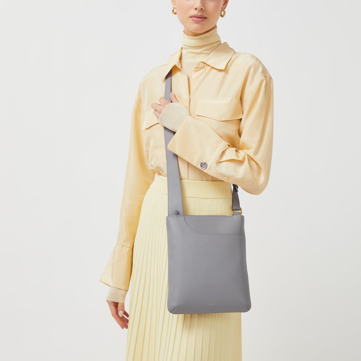 Pockets Icon Cloud Burst Medium Ziptop Crossbody - RUTHERFORD & Co