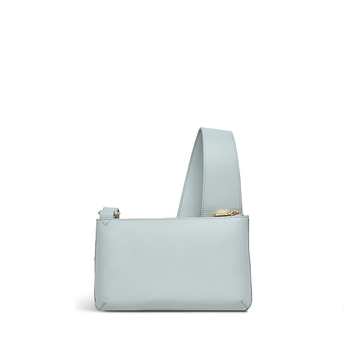 Pockets Icon Seafoam Mini Ziptop Crossbody - RUTHERFORD & Co
