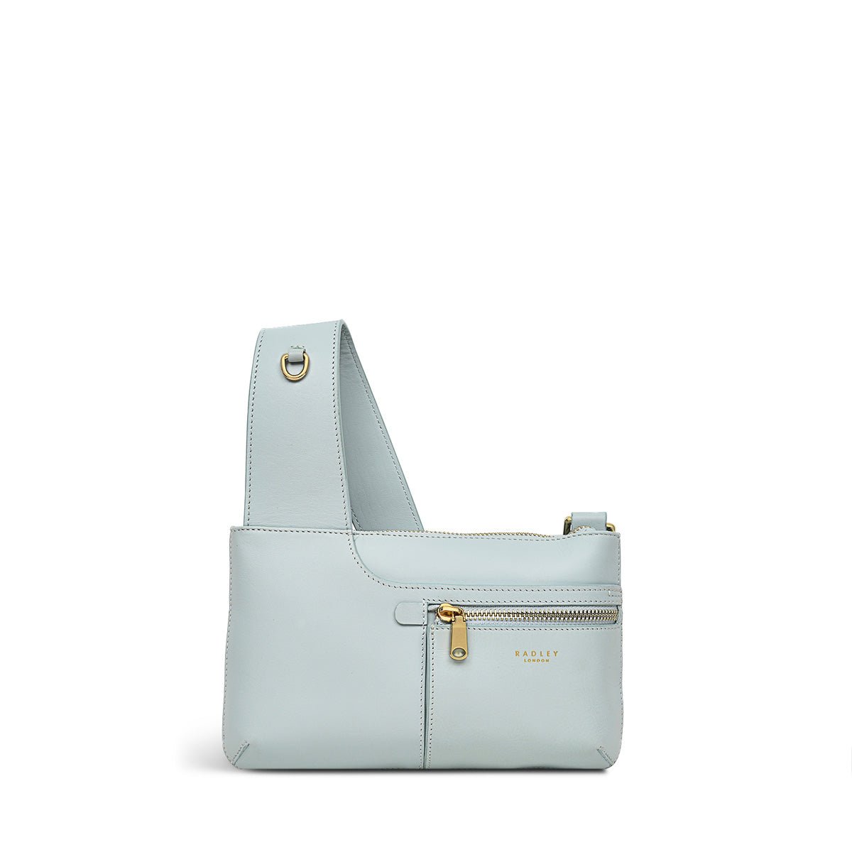 Pockets Icon Seafoam Mini Ziptop Crossbody - RUTHERFORD & Co