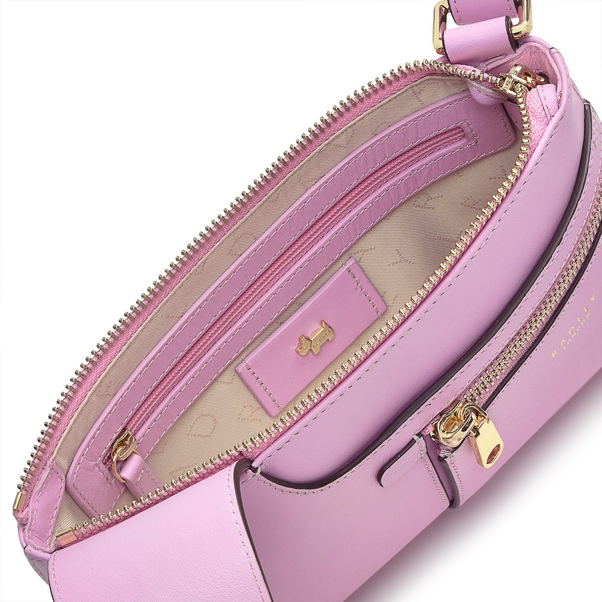 Pockets Icon Sugar Pink Mini Ziptop Crossbody - RUTHERFORD & Co