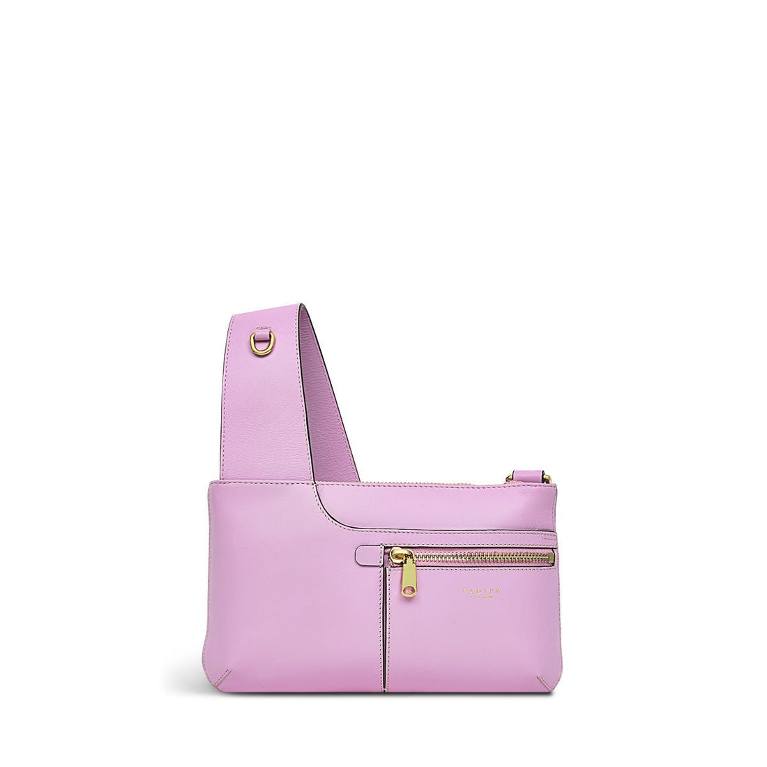 Pockets Icon Sugar Pink Mini Ziptop Crossbody - RUTHERFORD & Co