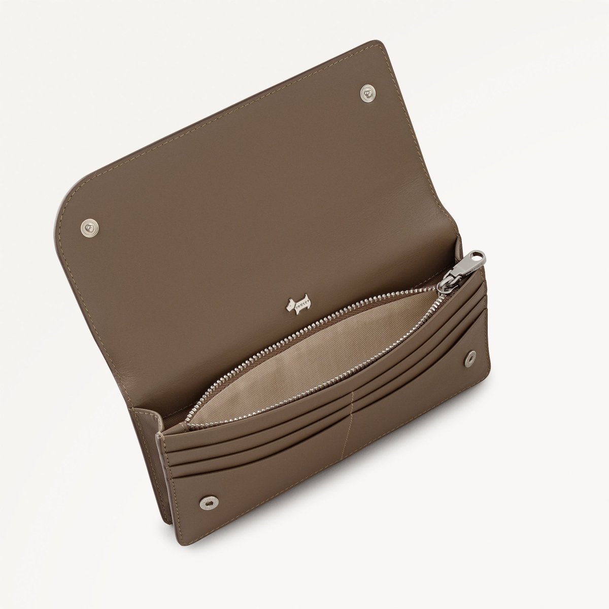 Pockets Large Bifold Purse Coffee - RUTHERFORD & Co
