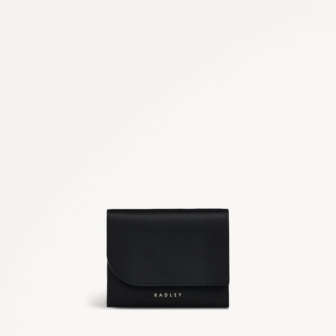 Pockets Leather Small Trifold Wallet In Black - RUTHERFORD & Co