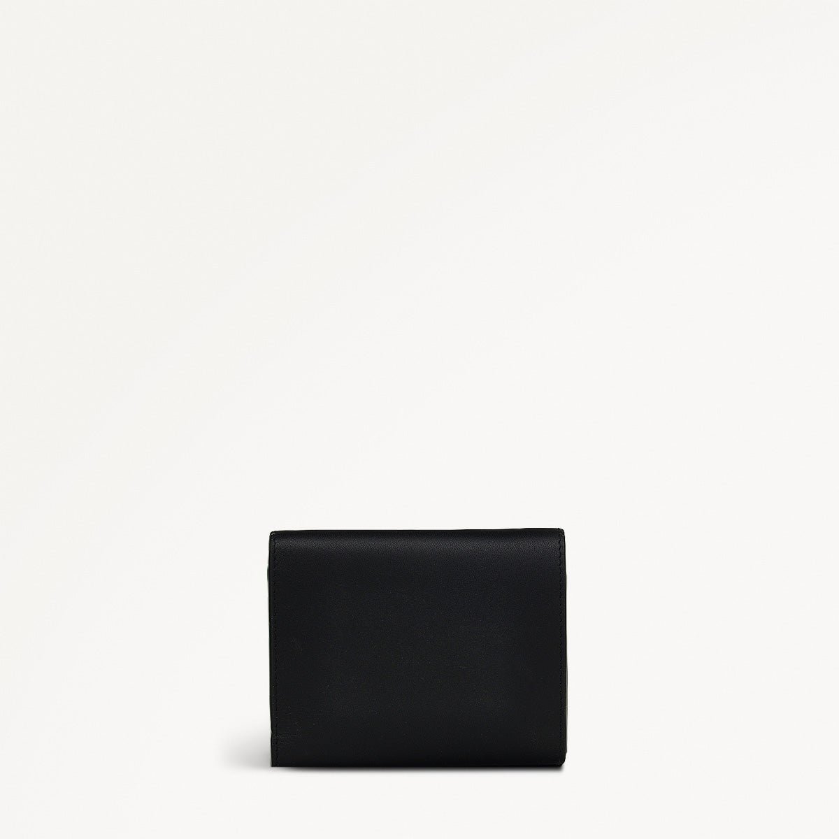 Pockets Leather Small Trifold Wallet In Black - RUTHERFORD & Co