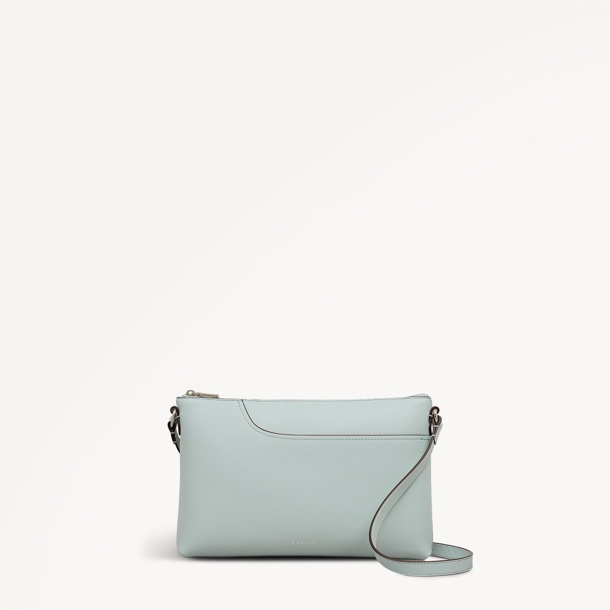 Pockets Medium Ziptop Ew Cross Body Seafoam - RUTHERFORD & Co