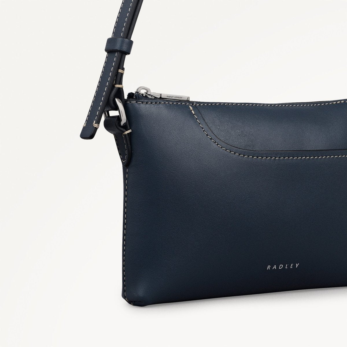 Pockets Mini Ziptop Ew Shoulder Naval - RUTHERFORD & Co