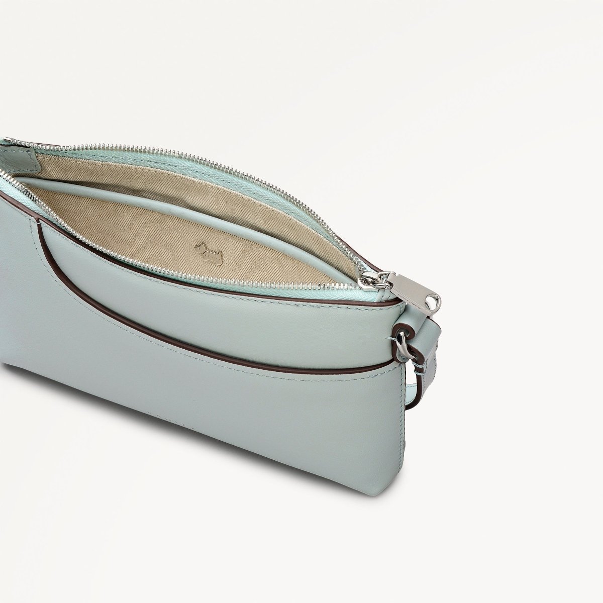 Pockets Mini Ziptop Ew Shoulder Seafoam - RUTHERFORD & Co