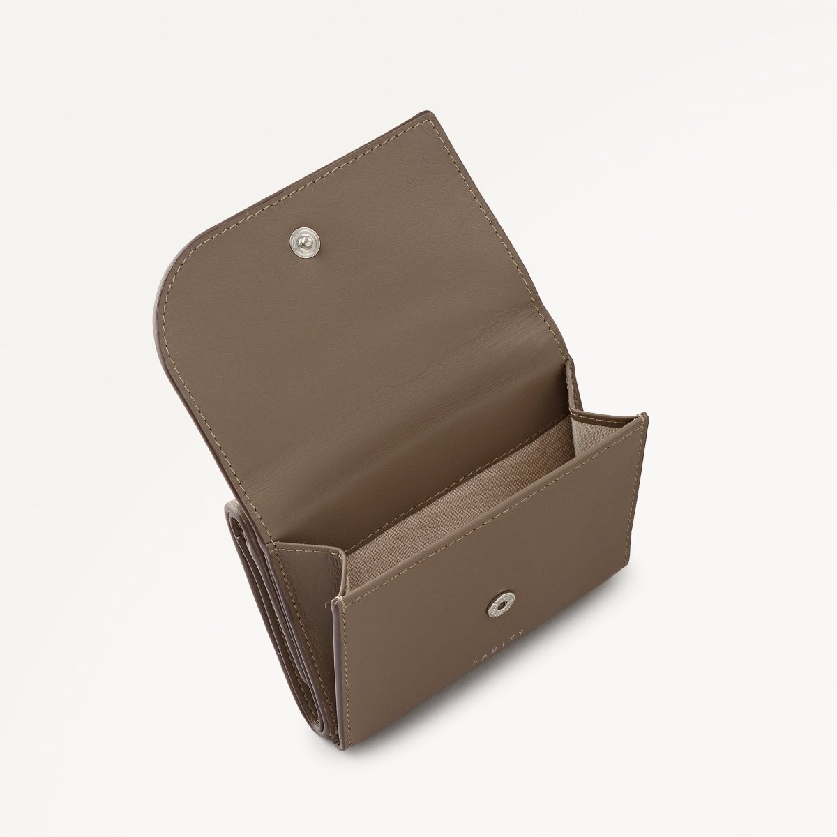 Pockets Small Trifold Purse Coffee - RUTHERFORD & Co