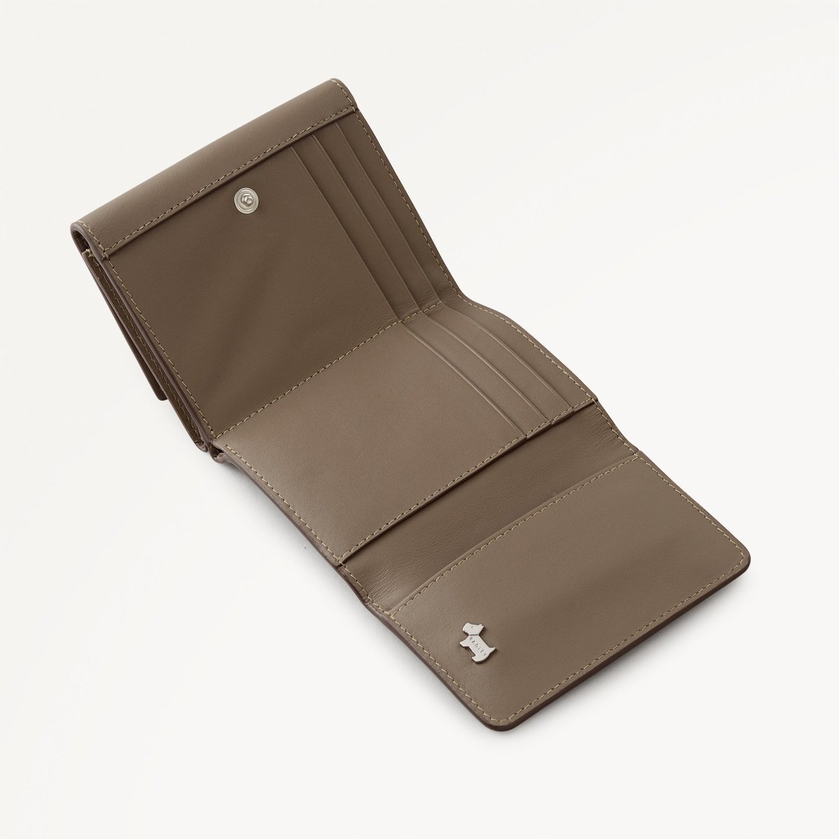 Pockets Small Trifold Purse Coffee - RUTHERFORD & Co