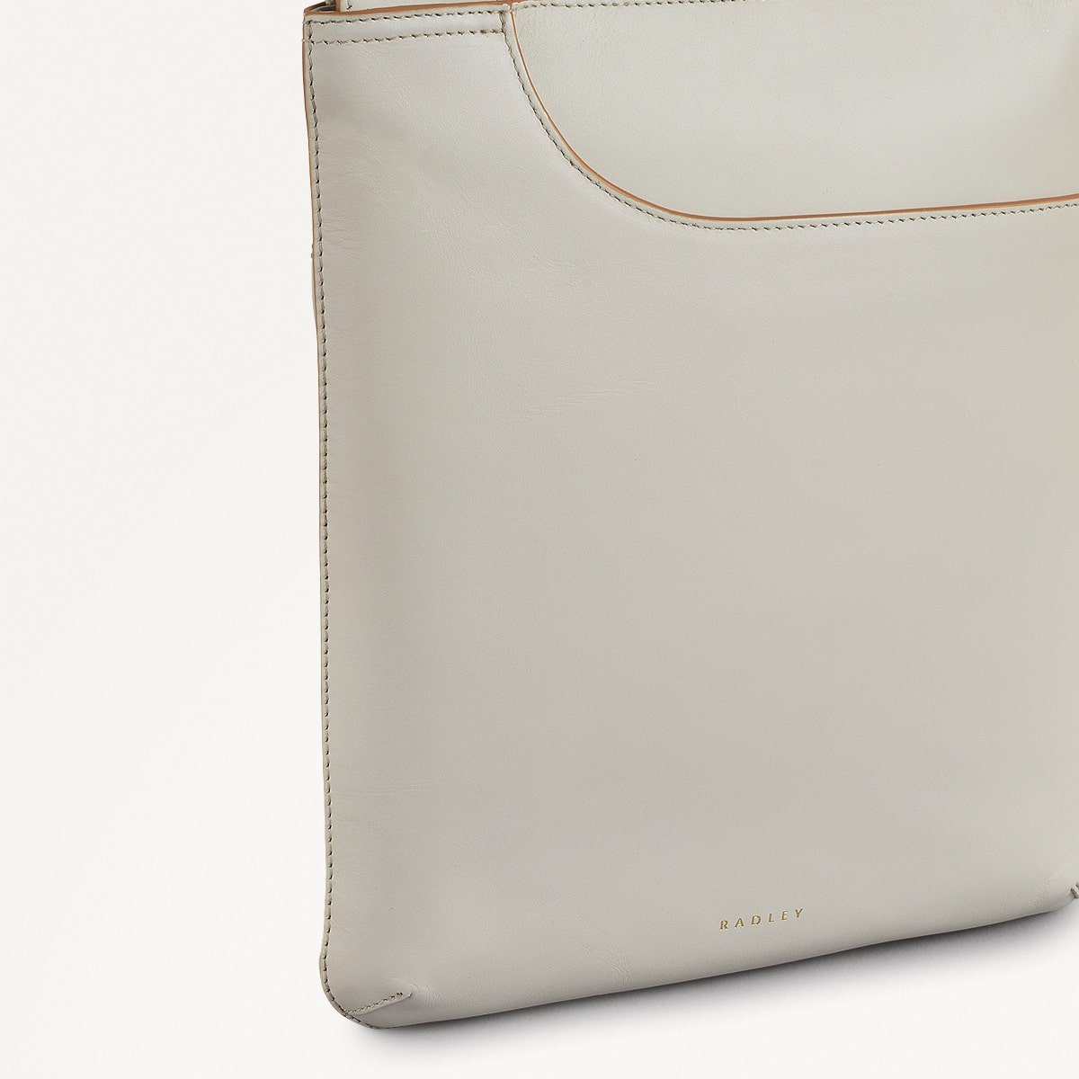 POCKETS/CHALK/MEDIUM ZIPTOP CROSSBODY - RUTHERFORD & Co