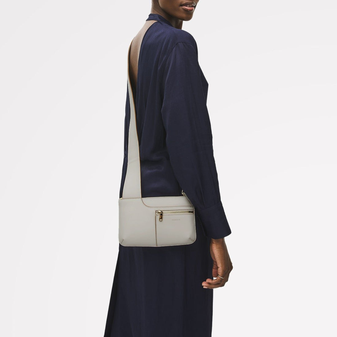 POCKETS/CHALK/MINI ZIPTOP CROSSBODY - RUTHERFORD & Co