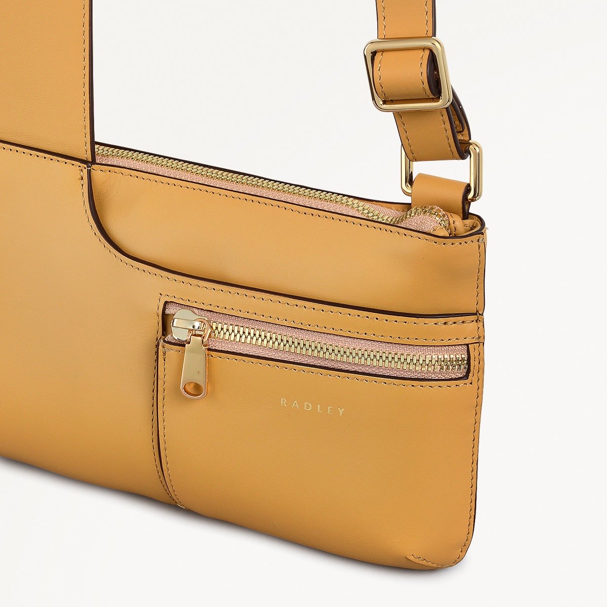 POCKETS/PECAN/MINI ZIPTOP CROSSBODY - RUTHERFORD & Co