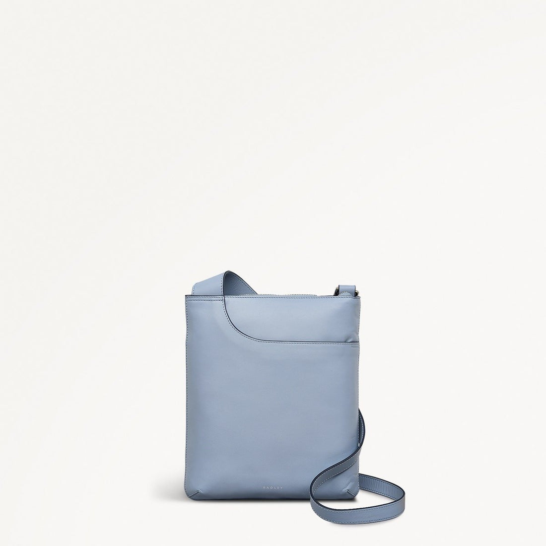 POCKETS/SMOKE BLUE/MEDIUM ZIPTOP CROSSBODY - RUTHERFORD & Co