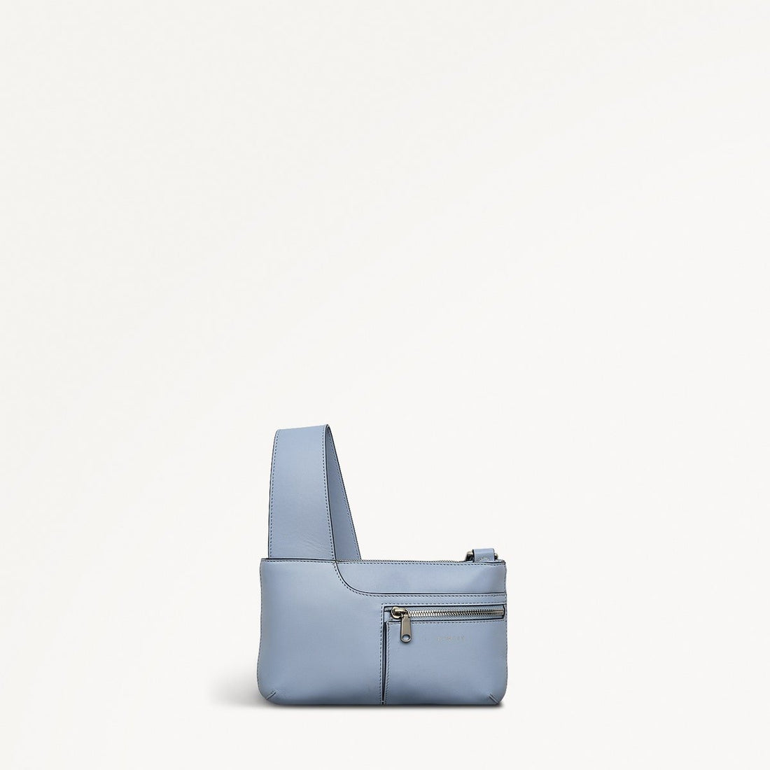 POCKETS/SMOKE BLUE/MINI ZIPTOP CROSSBODY - RUTHERFORD & Co
