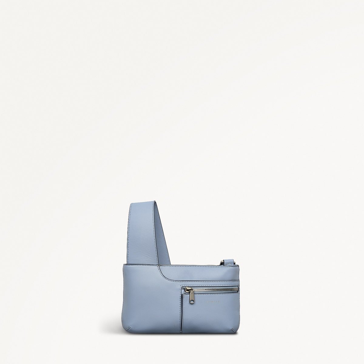 POCKETS/SMOKE BLUE/MINI ZIPTOP CROSSBODY - RUTHERFORD & Co