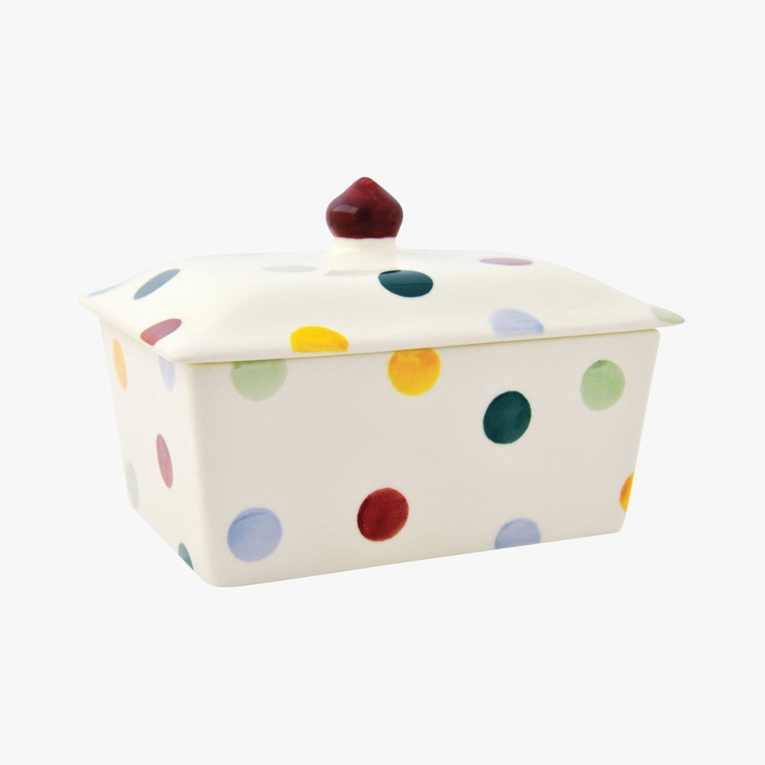 Polka Dot Small Butter Dish - RUTHERFORD & Co