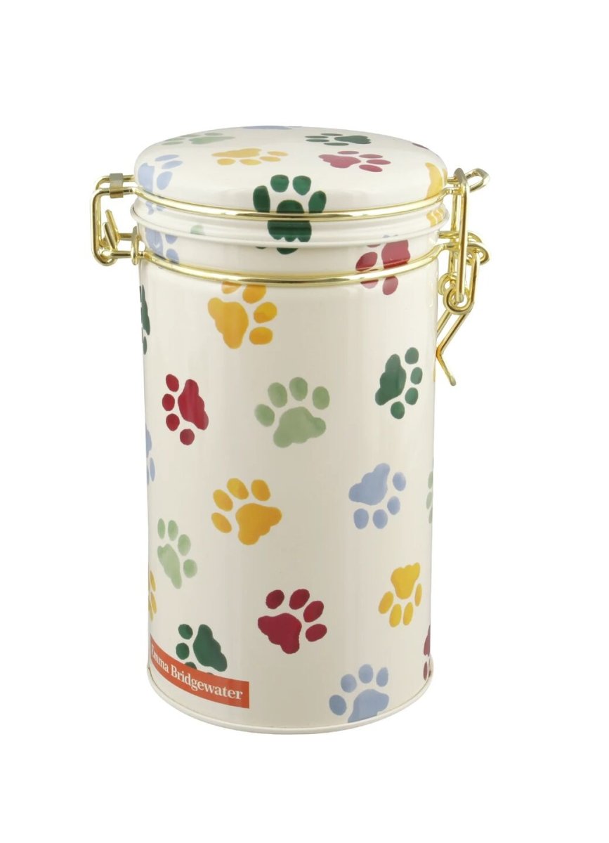 Polka Paws Small Clip Lid Tin - RUTHERFORD & Co