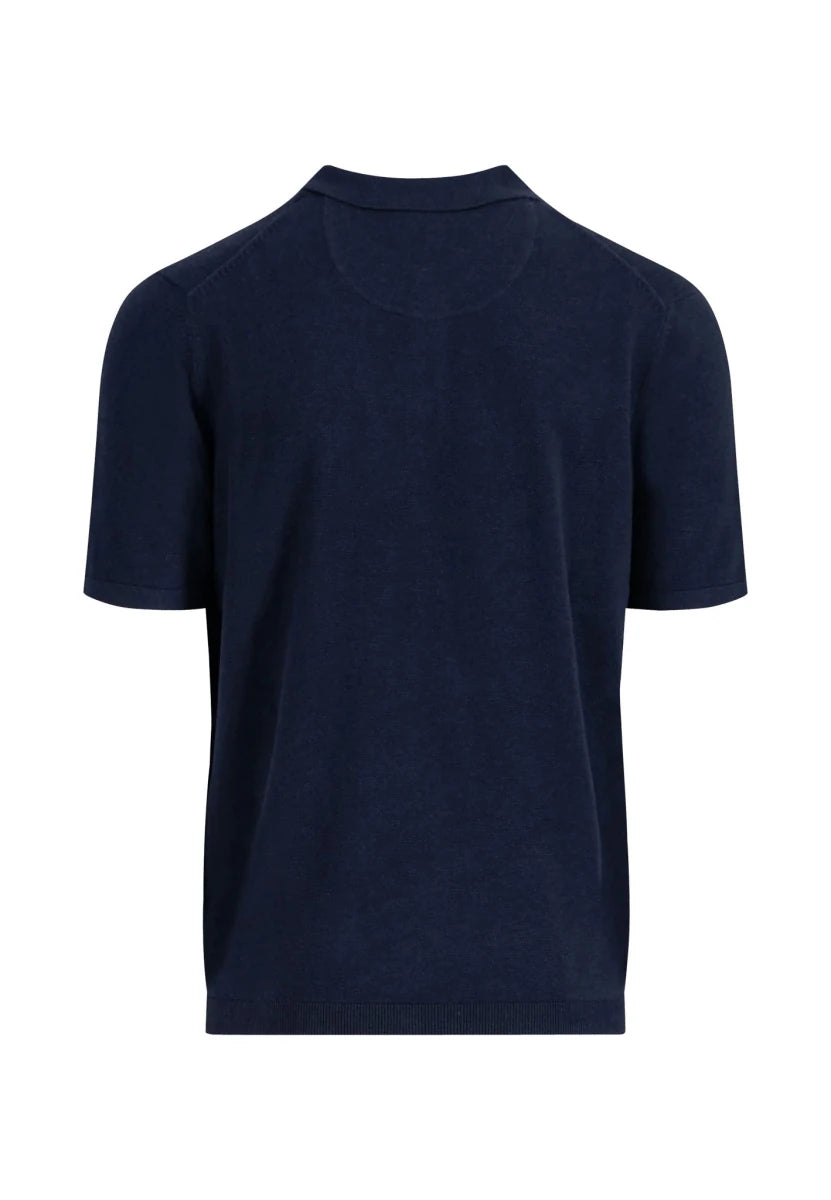 Polo, Shortsleeve, Air Cotton Navy - RUTHERFORD & Co