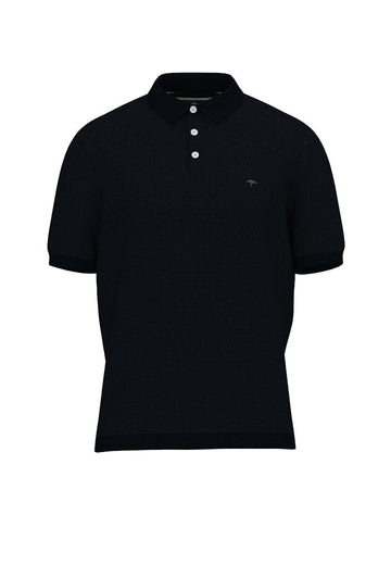 Polo, Shortsleeve, Air Cotton Navy - RUTHERFORD & Co
