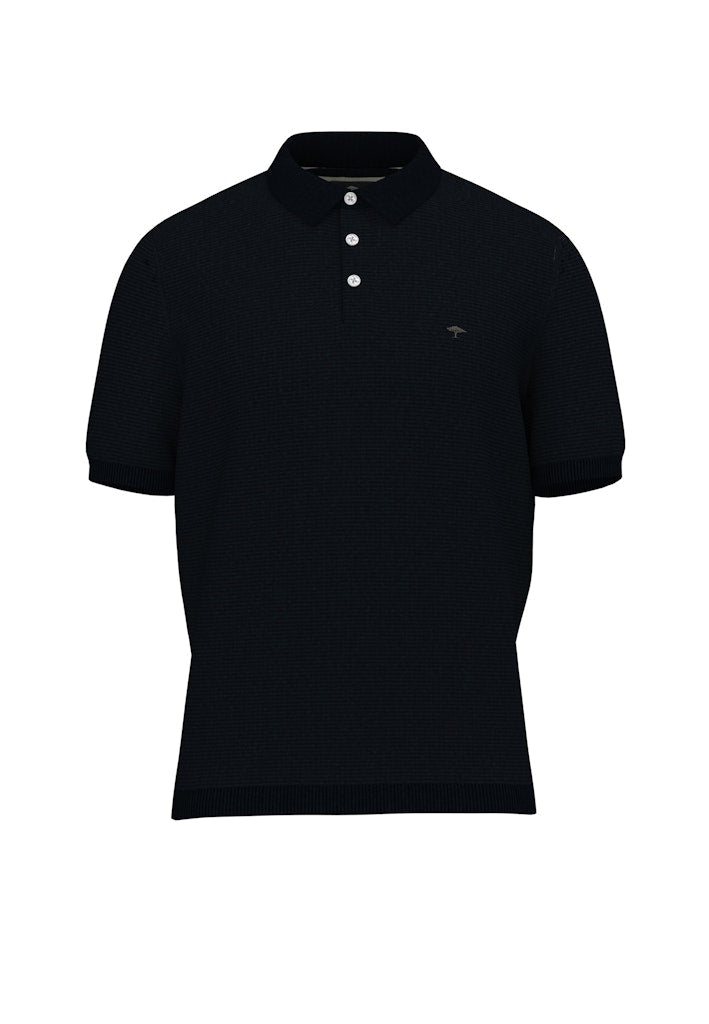 Polo, Shortsleeve, Air Cotton Navy - RUTHERFORD & Co