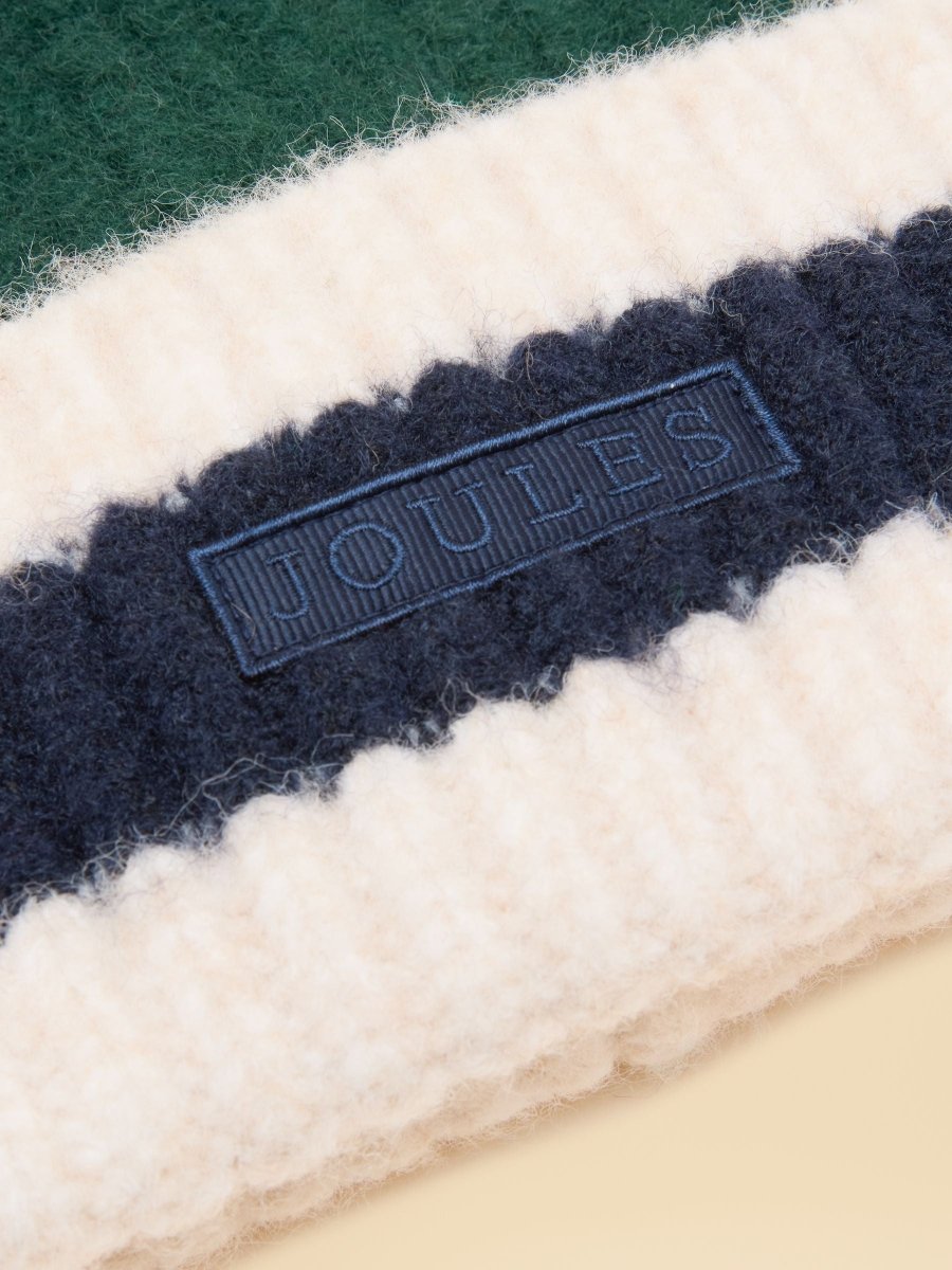 Popley Green Blue Stripe Beanie - RUTHERFORD & Co