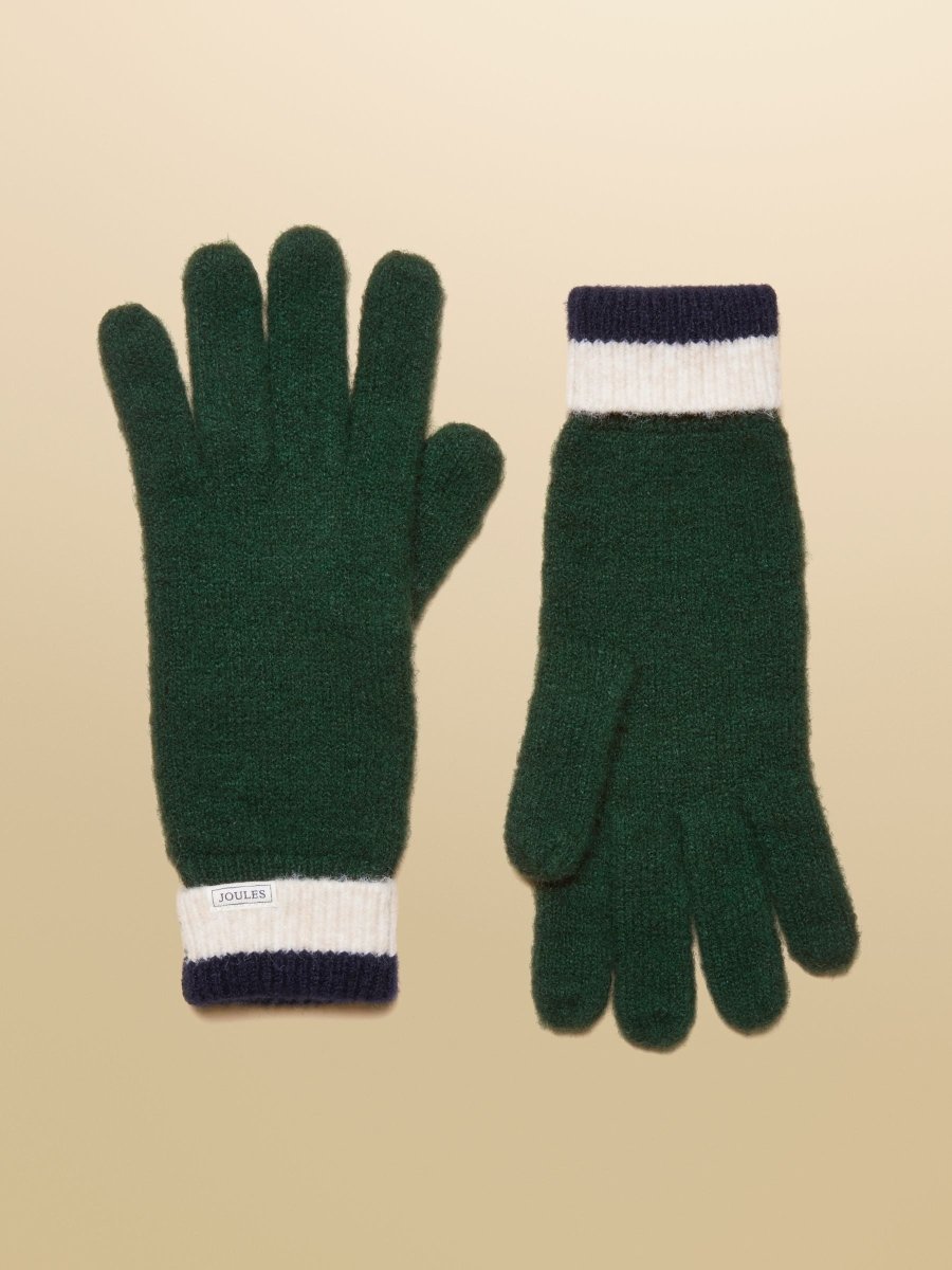 Popley Green/Navy Gloves - RUTHERFORD & Co