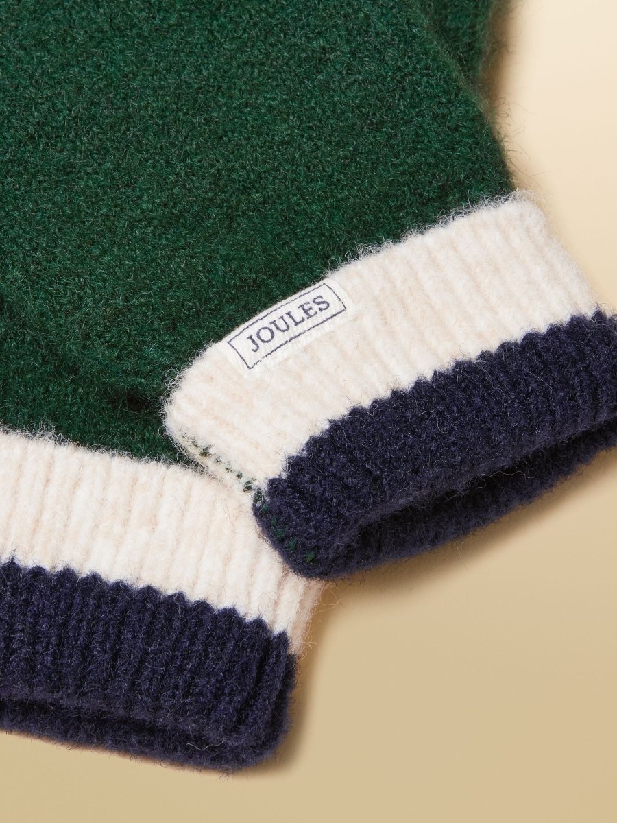 Popley Green/Navy Gloves - RUTHERFORD & Co