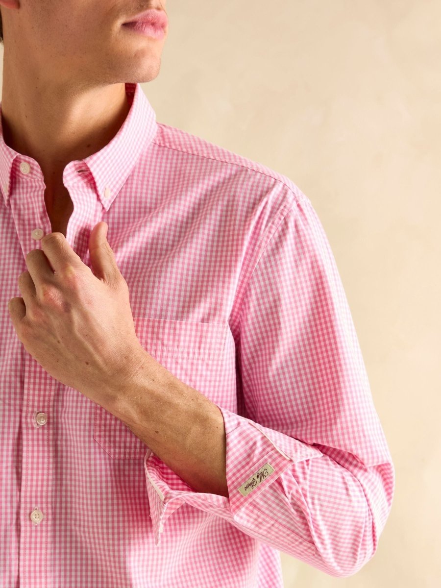 Poplin Pink Classic Fit Shirt - RUTHERFORD & Co
