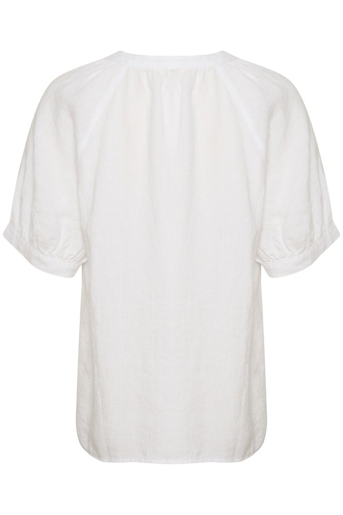 PopsyPW Bl Blouse - Bright White - RUTHERFORD & Co