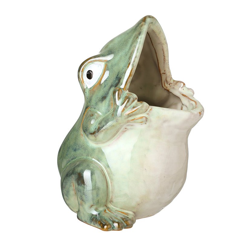 Porcelain Frog Pot - RUTHERFORD & Co