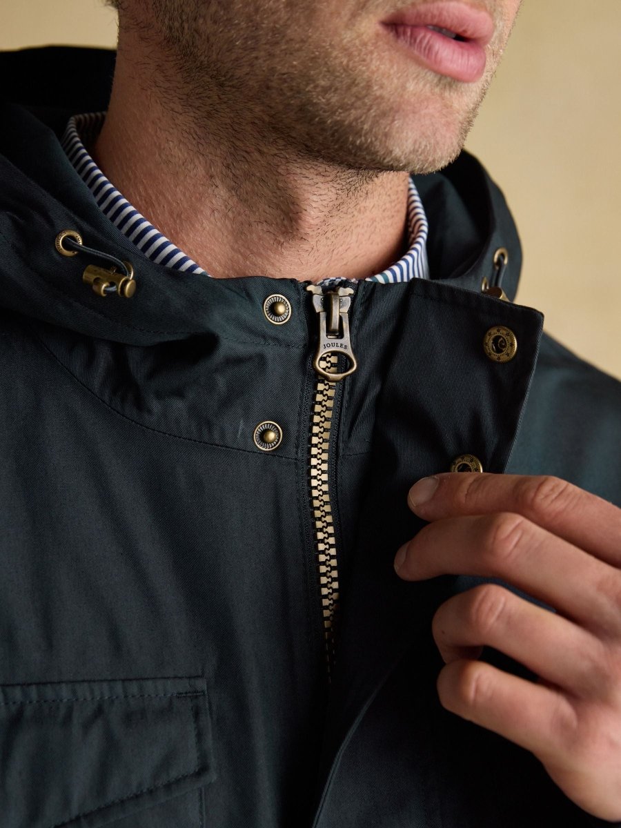 Portman Navy Waterproof Raincoat - RUTHERFORD & Co
