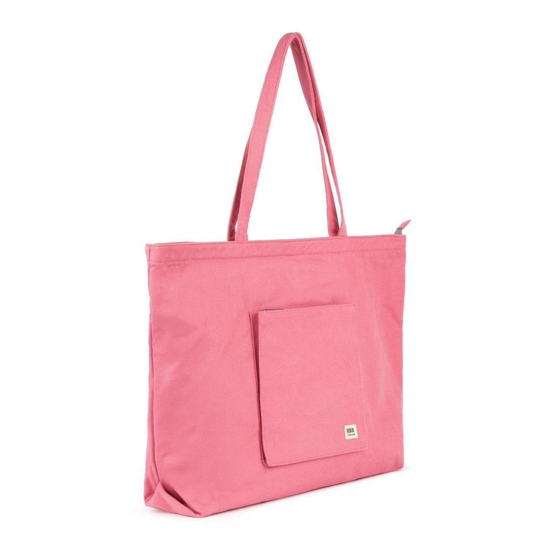 Portobello Tote Bag Large Cotton - Crimson - RUTHERFORD & Co