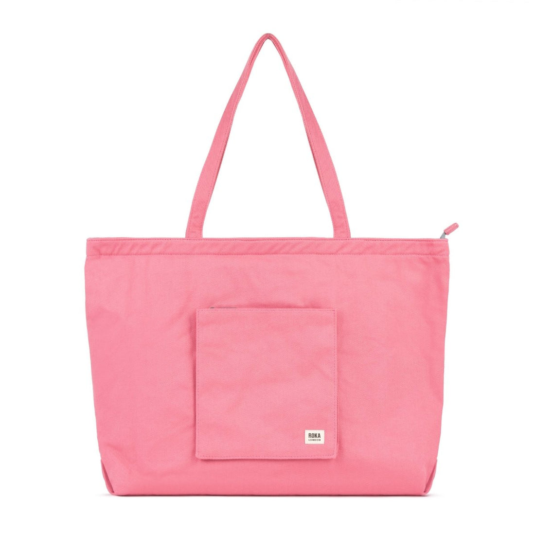 Portobello Tote Bag Large Cotton - Crimson - RUTHERFORD & Co