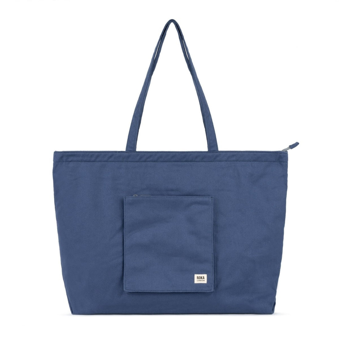 Portobello Tote Bag Large Cotton - Indigo - RUTHERFORD & Co