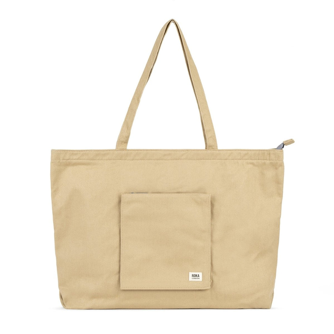 Portobello Tote Bag Large Cotton - Khaki - RUTHERFORD & Co