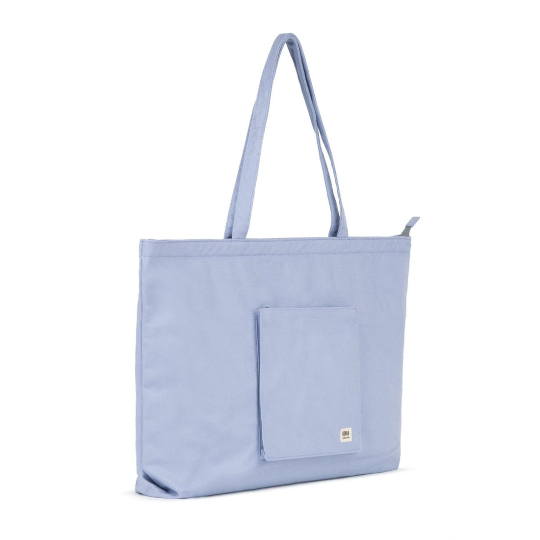 Portobello Tote Bag Large Cotton - Periwinkle - RUTHERFORD & Co