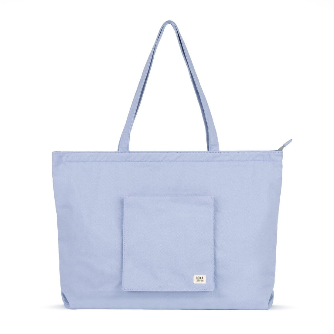 Portobello Tote Bag Large Cotton - Periwinkle - RUTHERFORD & Co