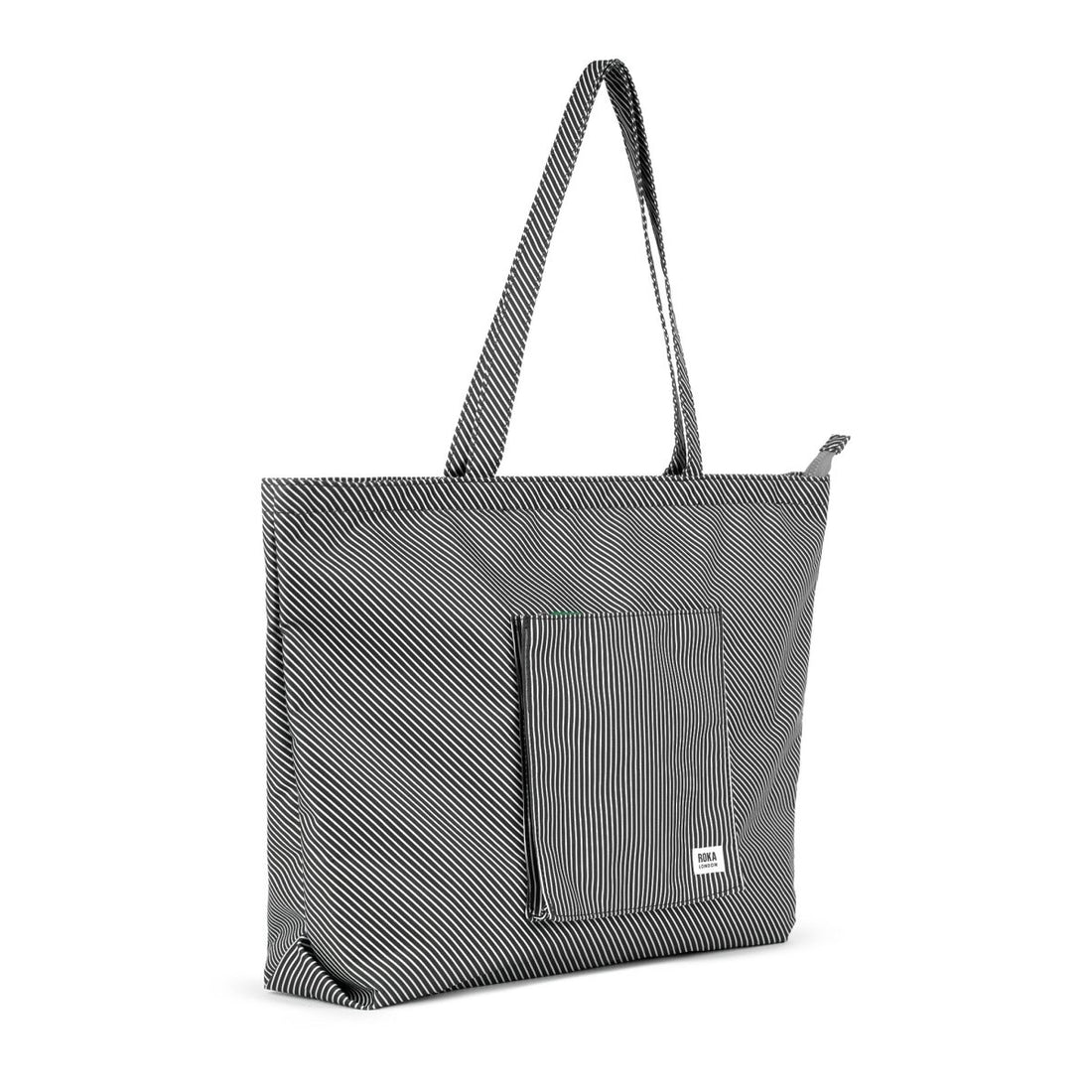 Portobello Tote Bag Large Recycled Canvas - Mixed Hickory - RUTHERFORD & Co
