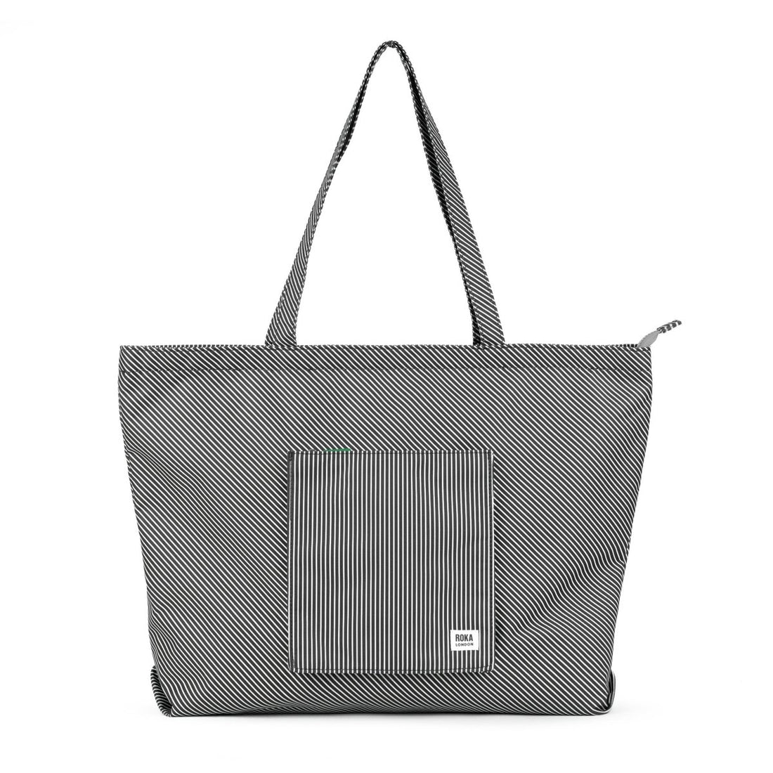 Portobello Tote Bag Large Recycled Canvas - Mixed Hickory - RUTHERFORD & Co