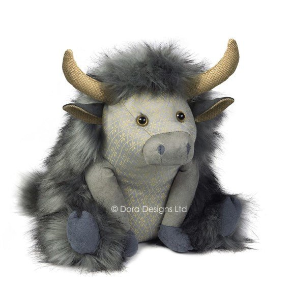 Posh Angus Highland Cow Doorstop - RUTHERFORD & Co