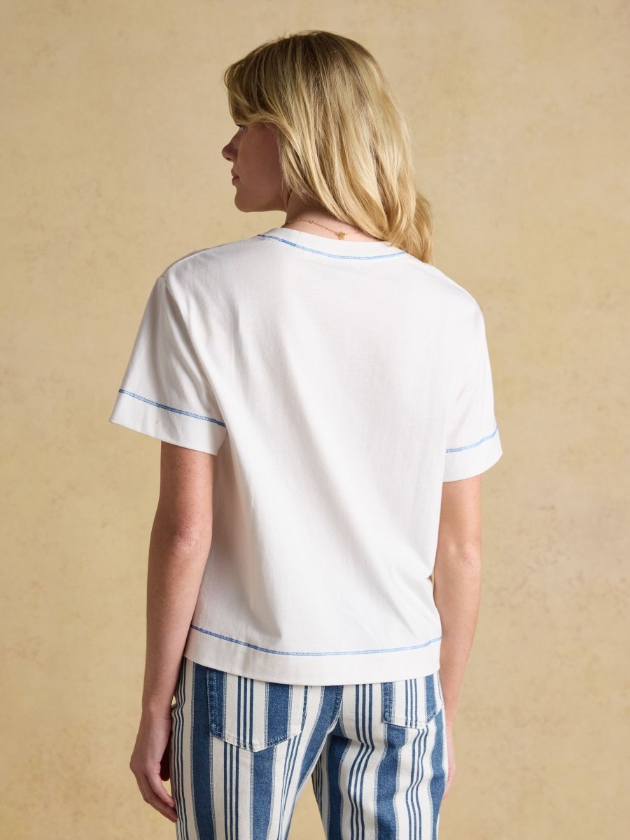 Postcard Graphic Short Sleeve 100% Cotton T-Shirt - RUTHERFORD & Co