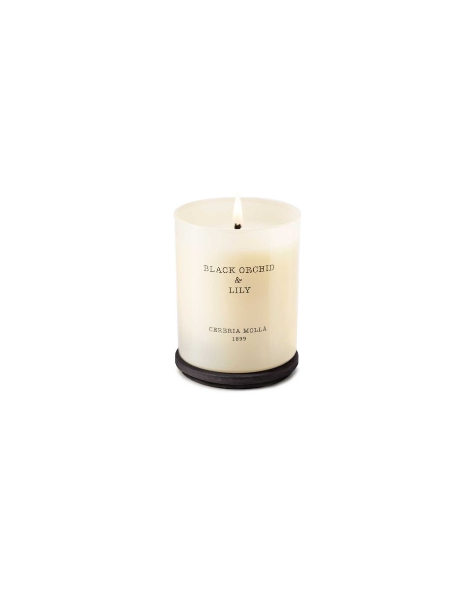 Premium Candle 230g Black Orchid & Lily (Cream) - RUTHERFORD & Co