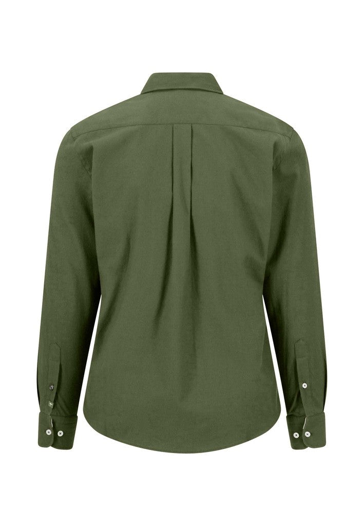 Premium Flannel Shirt - Moss - RUTHERFORD & Co