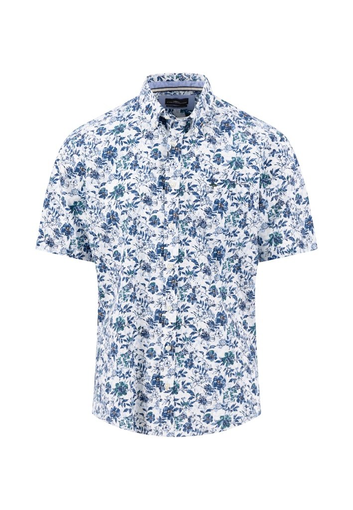 Premium Flower Print, B.D., 1/2 Navy - RUTHERFORD & Co