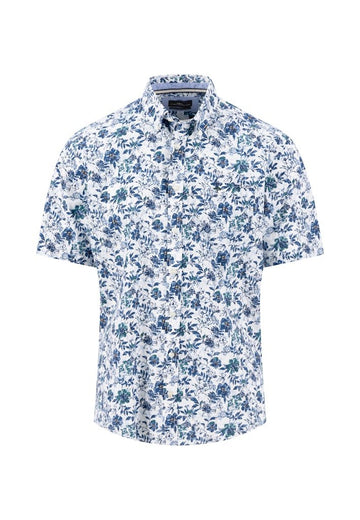 Premium Flower Print, B.D., 1/2 Navy - RUTHERFORD & Co