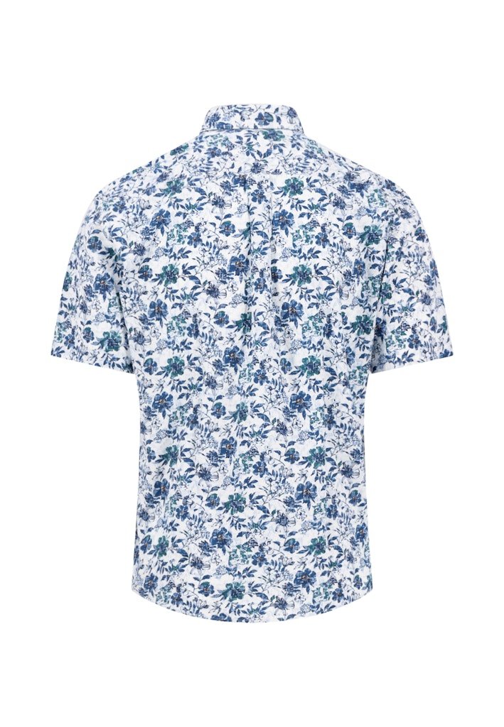Premium Flower Print, B.D., 1/2 Navy - RUTHERFORD & Co