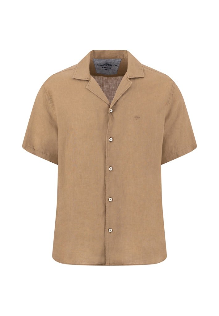 Premium Linen Resort Shirt Elephant Grey - RUTHERFORD & Co