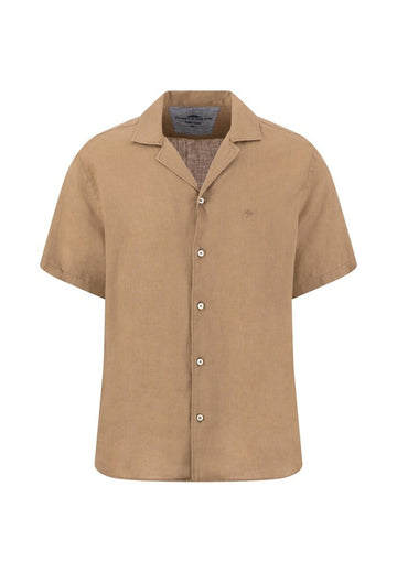 Premium Linen Resort Shirt Elephant Grey - RUTHERFORD & Co
