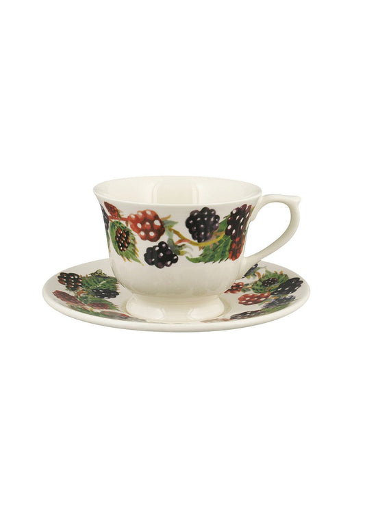 Blackberry Small Teacup & Saucer