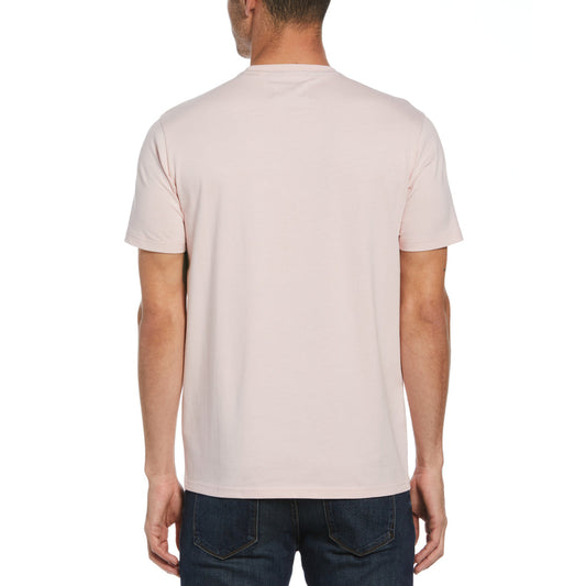 Pin Point Embroidered Pete T-Shirt In Parfait Pink